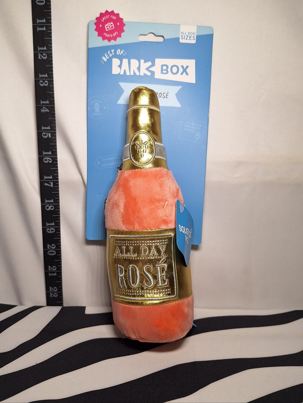 NWT Bark All Day Rose' Dog Toy All Dog Sizes